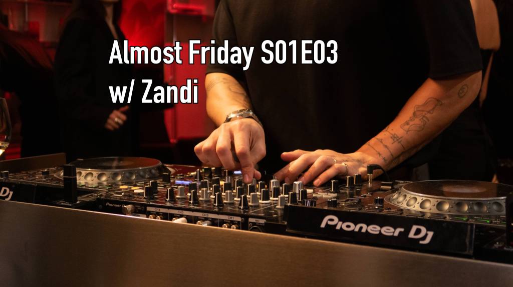 DJ set “Almost friday” (camera, lighting & sound&nbsp;recording)